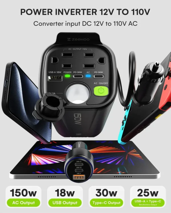 2 Convertisseur de puissance pour voiture