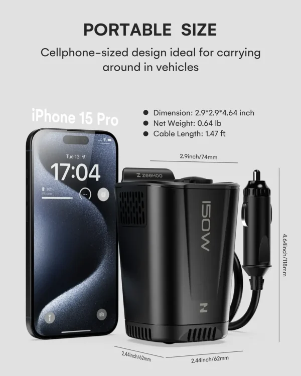 4 Convertisseur de puissance pour voiture