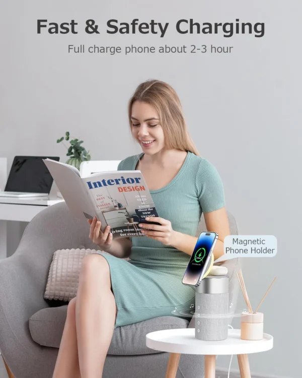 6 Enceinte MagSafe avec Veilleuse